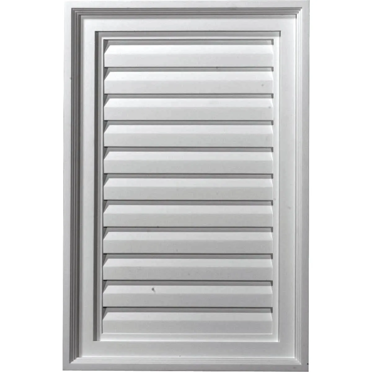 16'W x 15'H Rectangle Urethane Gable Vent Louver, Non-Functional