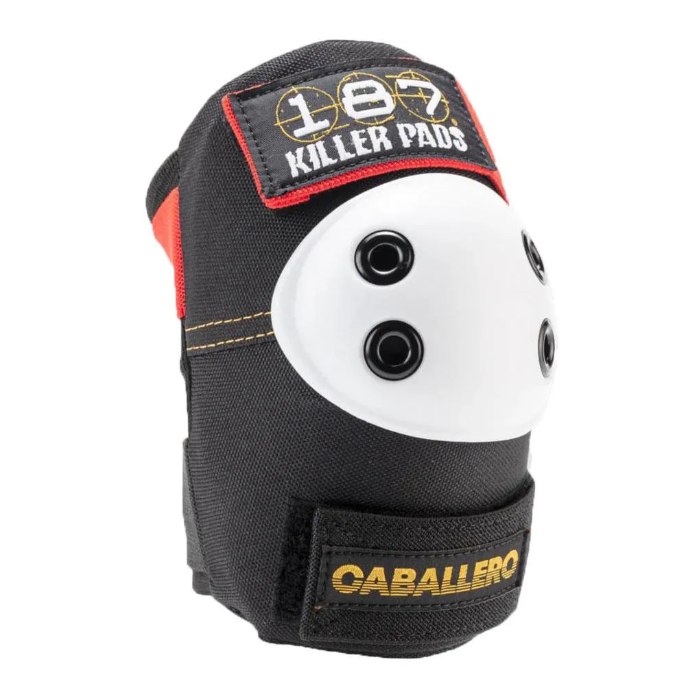 187 Killer Pads Jr. Six Pack Set - Caballero Black/ Red/ Gold