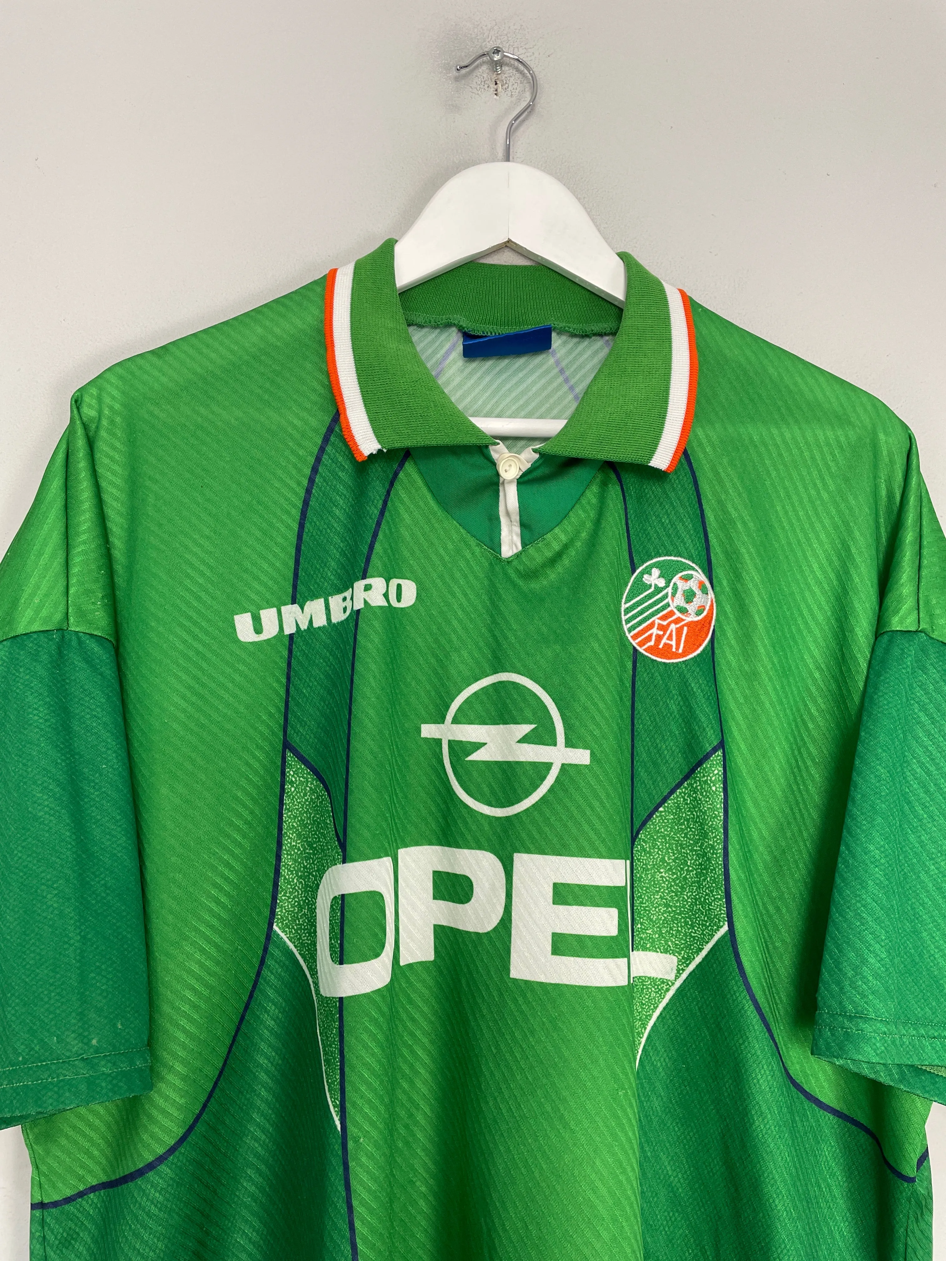 1994/95 IRELAND HOME SHIRT (XXL) UMBRO