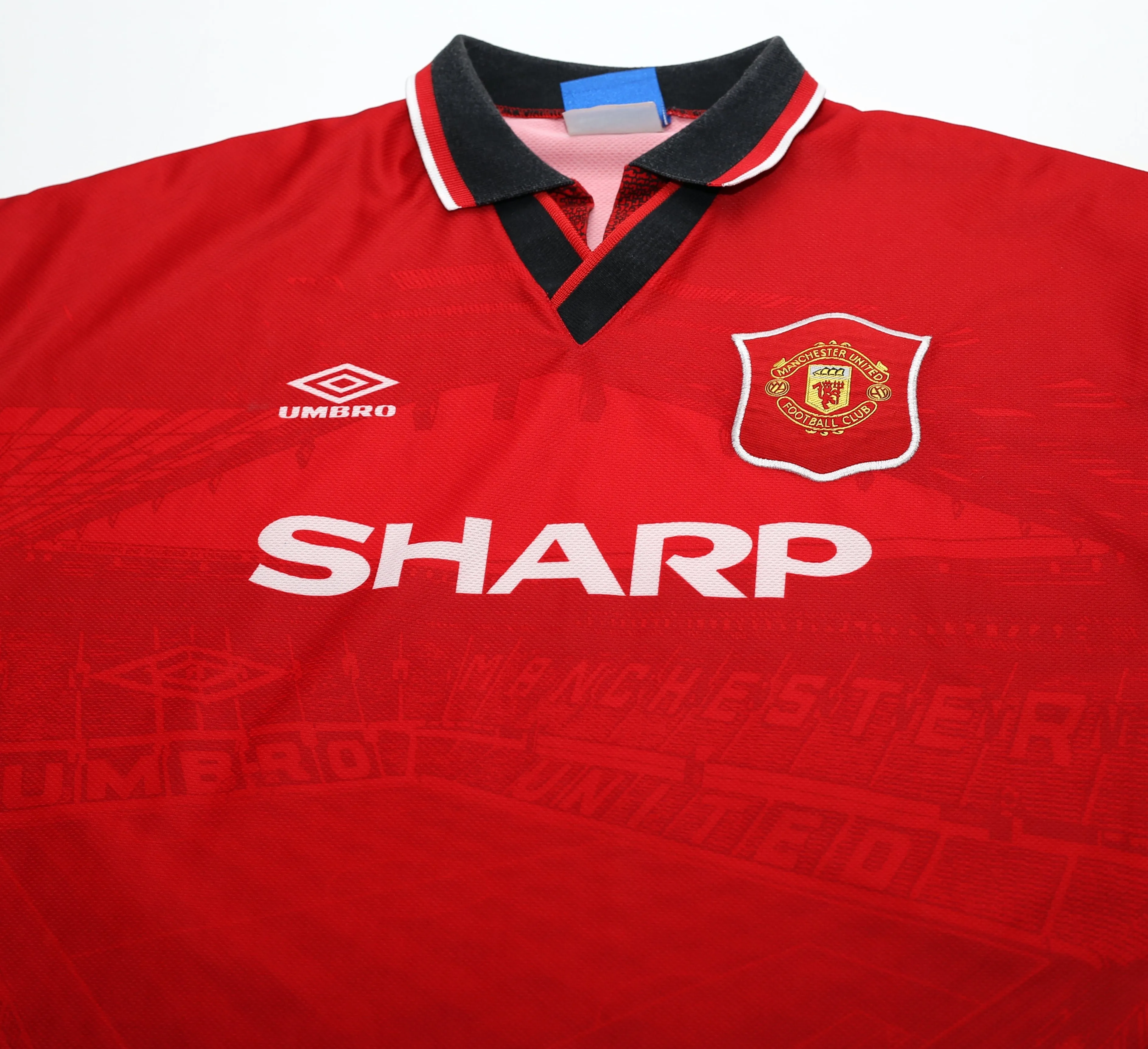 1994/96 SCHOLES #22 Manchester United Home Football Shirt (XL)