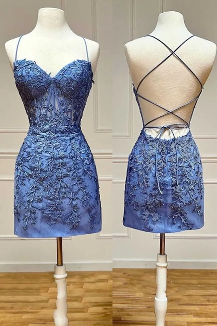 2023 Sexy Lace Homecoming Dresses PC1123