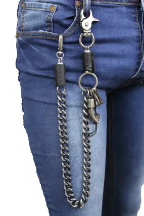 24" Horn Charm Wallet Chain