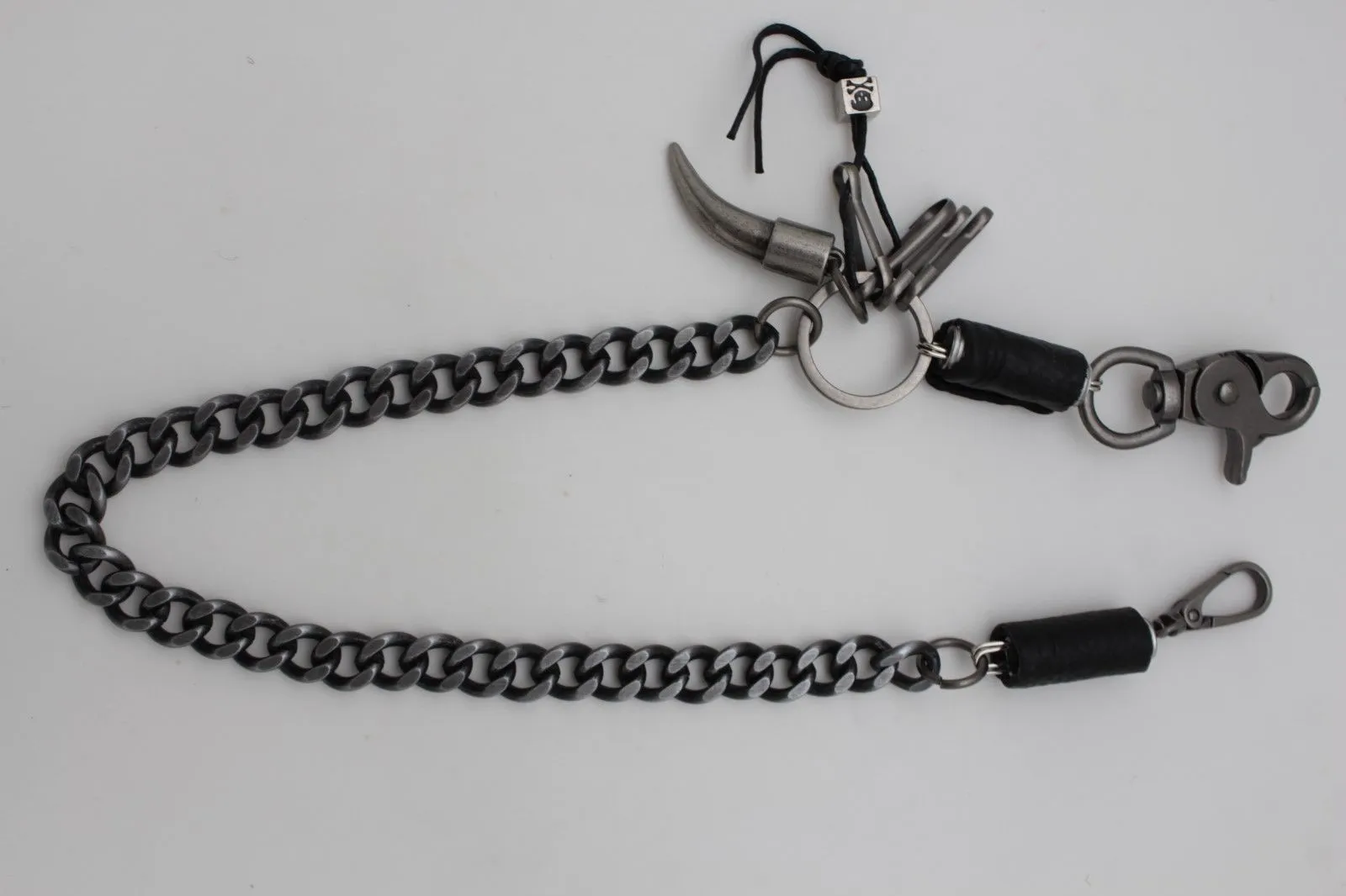 24" Horn Charm Wallet Chain