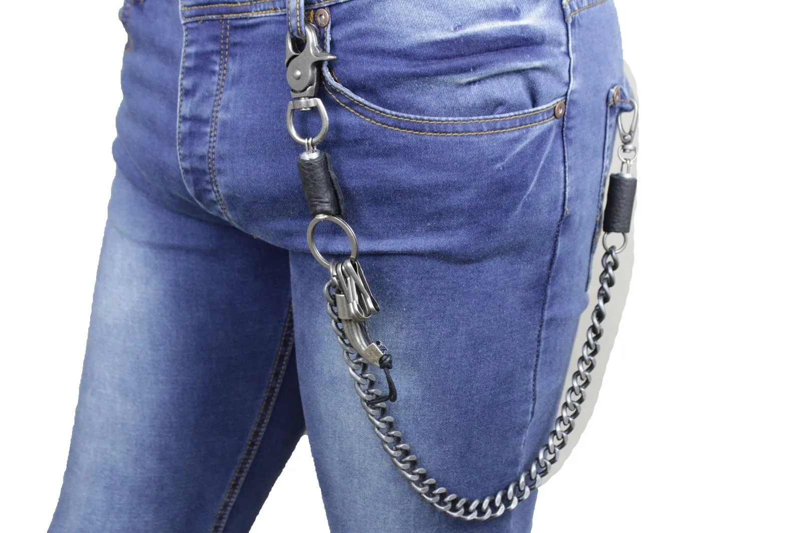 24" Horn Charm Wallet Chain