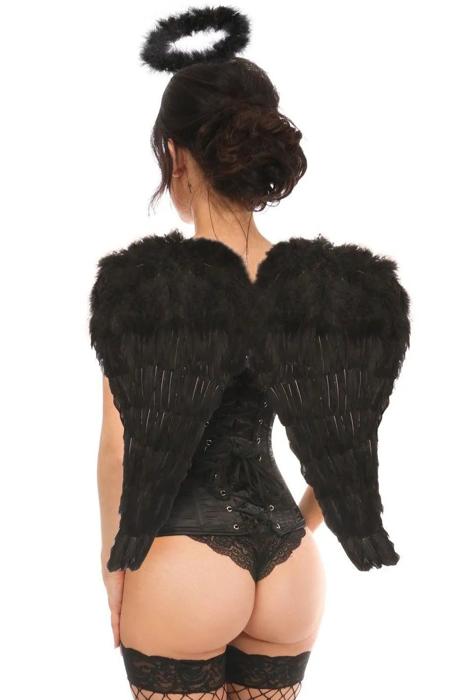 3 Piece Midnight Angel Corset Costume