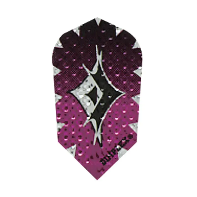 30-9357 V-100 Dimplex Slim Flights Foil Purple