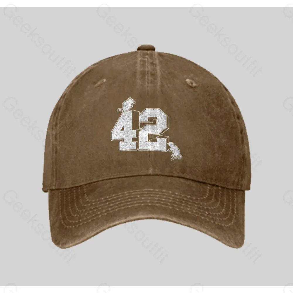 42 Washed Vintage Baseball Cap