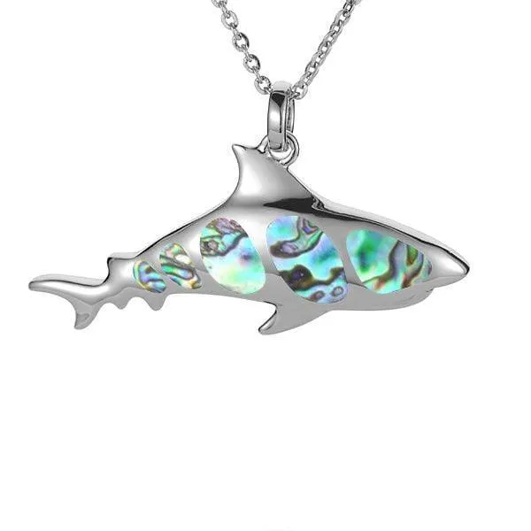 Abalone Shark Pendant