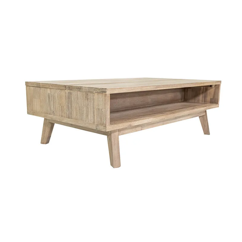 Abenra 47.5" Lift-Top Coffee Table - Grey Wash