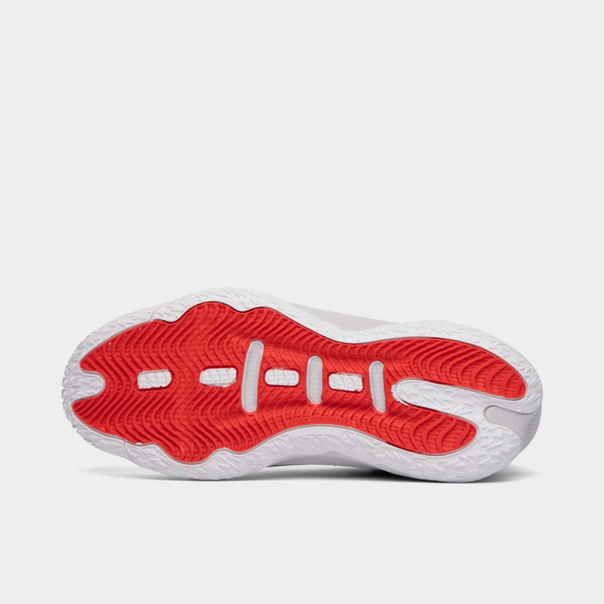 adidas Dame 8 Cloud White / Vivid Red - Core Black