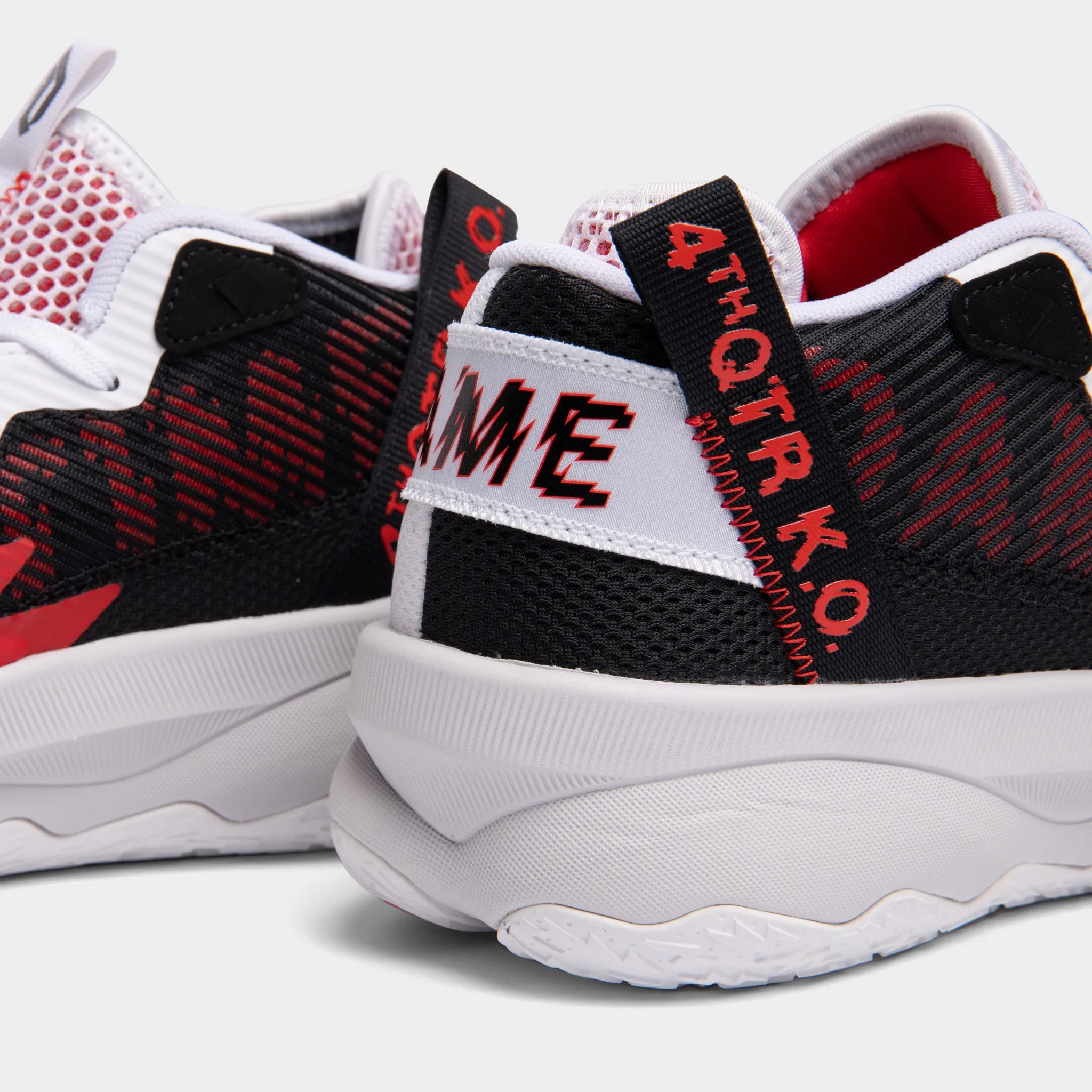 adidas Dame 8 Cloud White / Vivid Red - Core Black