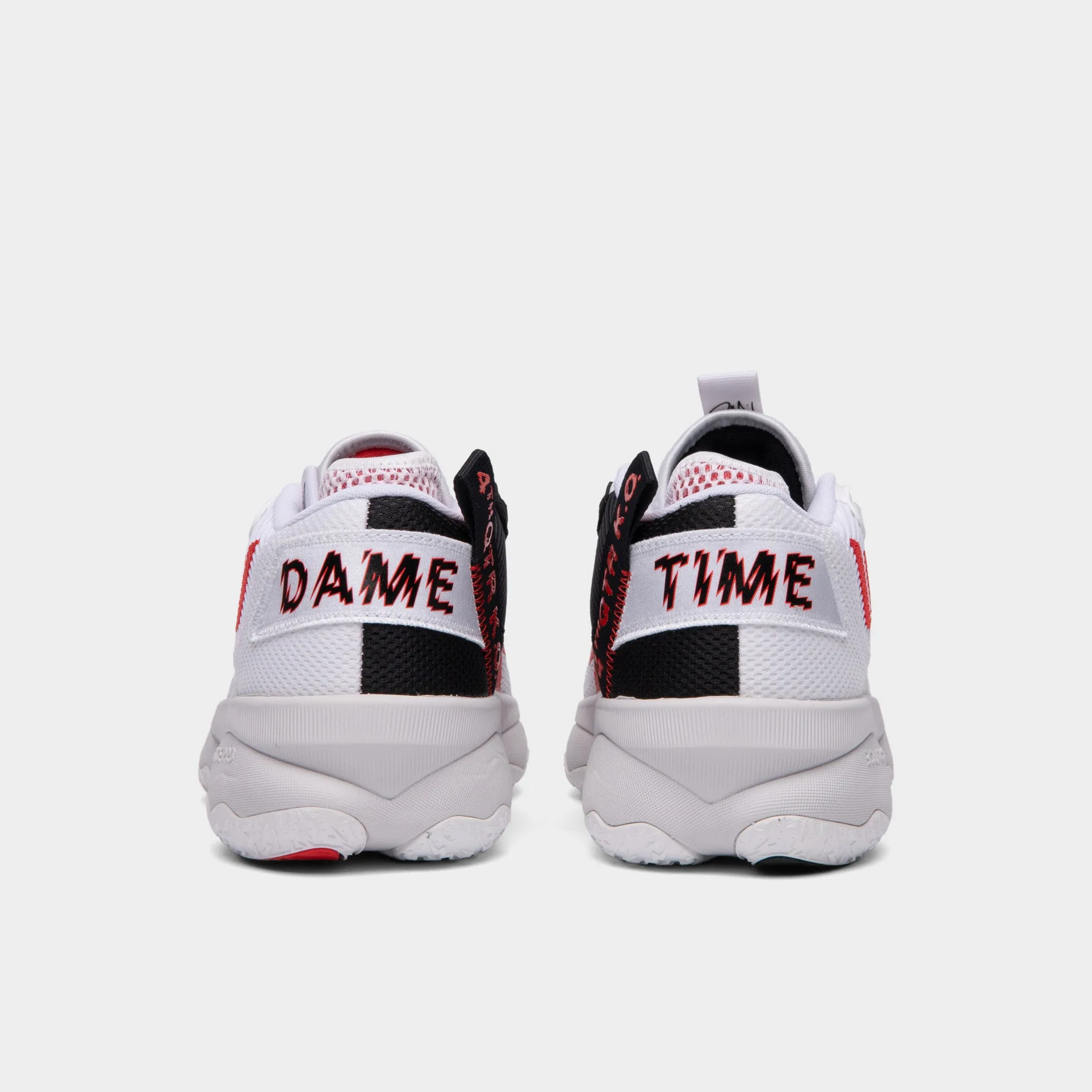 adidas Dame 8 Cloud White / Vivid Red - Core Black