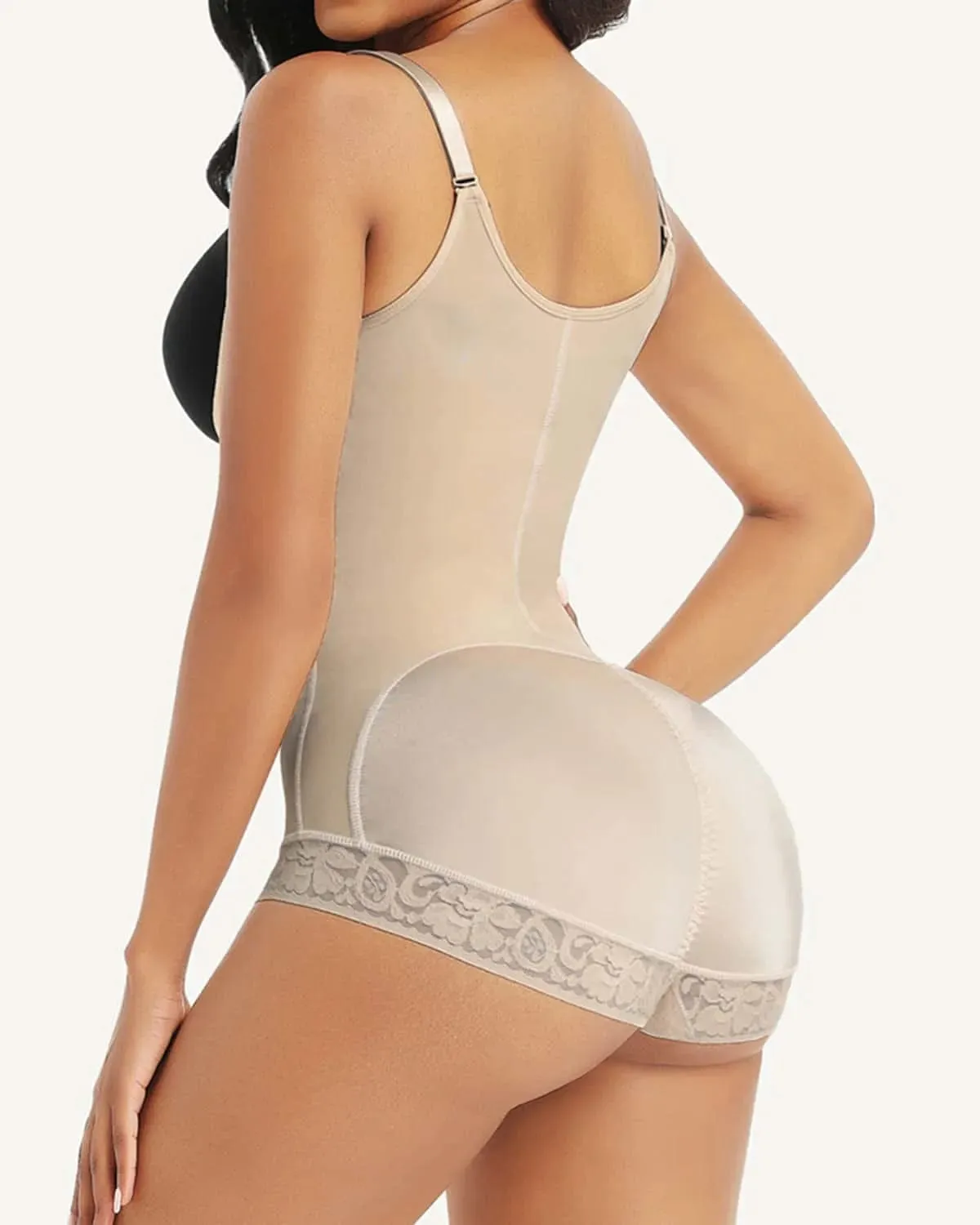 AirSlim® Lace Zipper Open Bust Shapewear