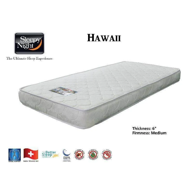 Alberteen Pull Out Bed   Sleepy Night Hawaii Spring Mattress