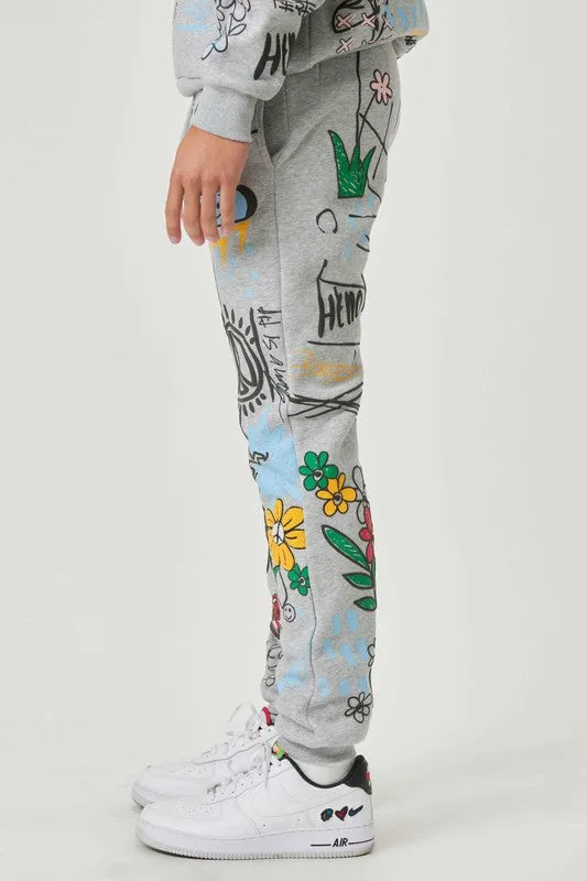 ALL OVER GRAPHIC JOGGER