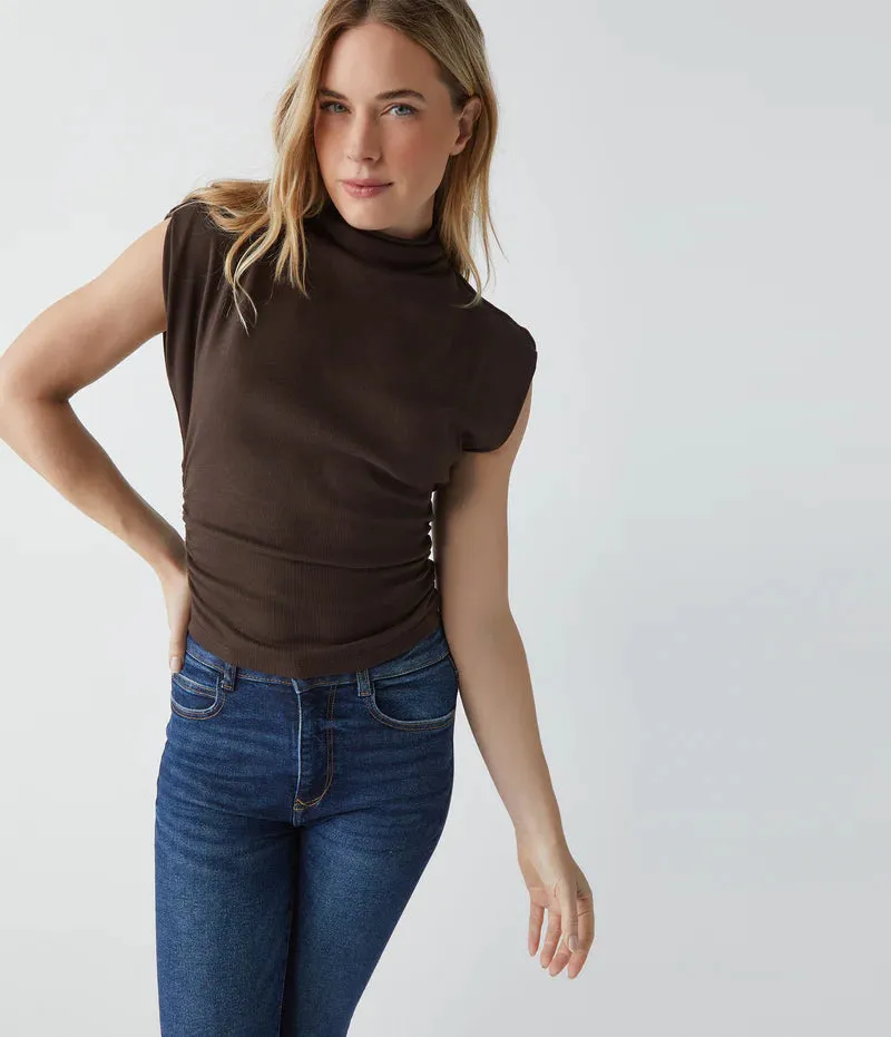 Amara Mock Neck Top