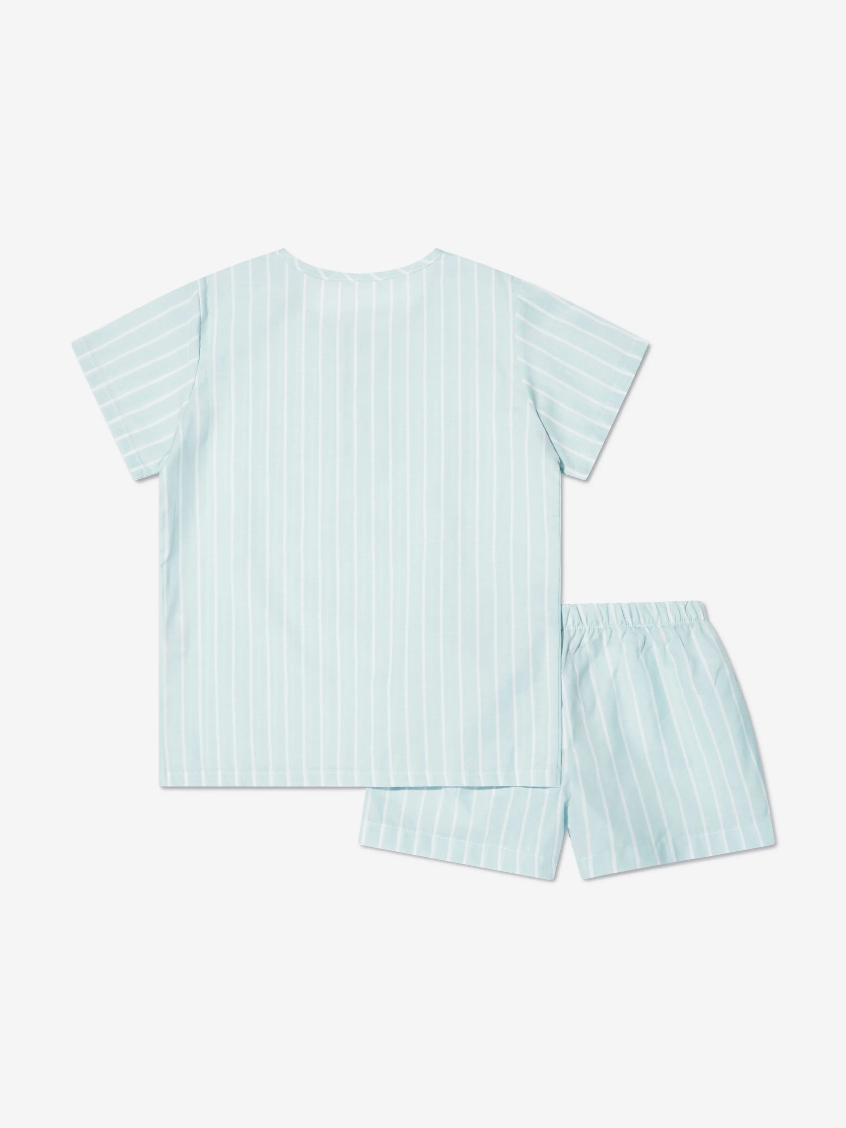 Amiki Children Boys Harry Striped Short Pyjama Set in Blue