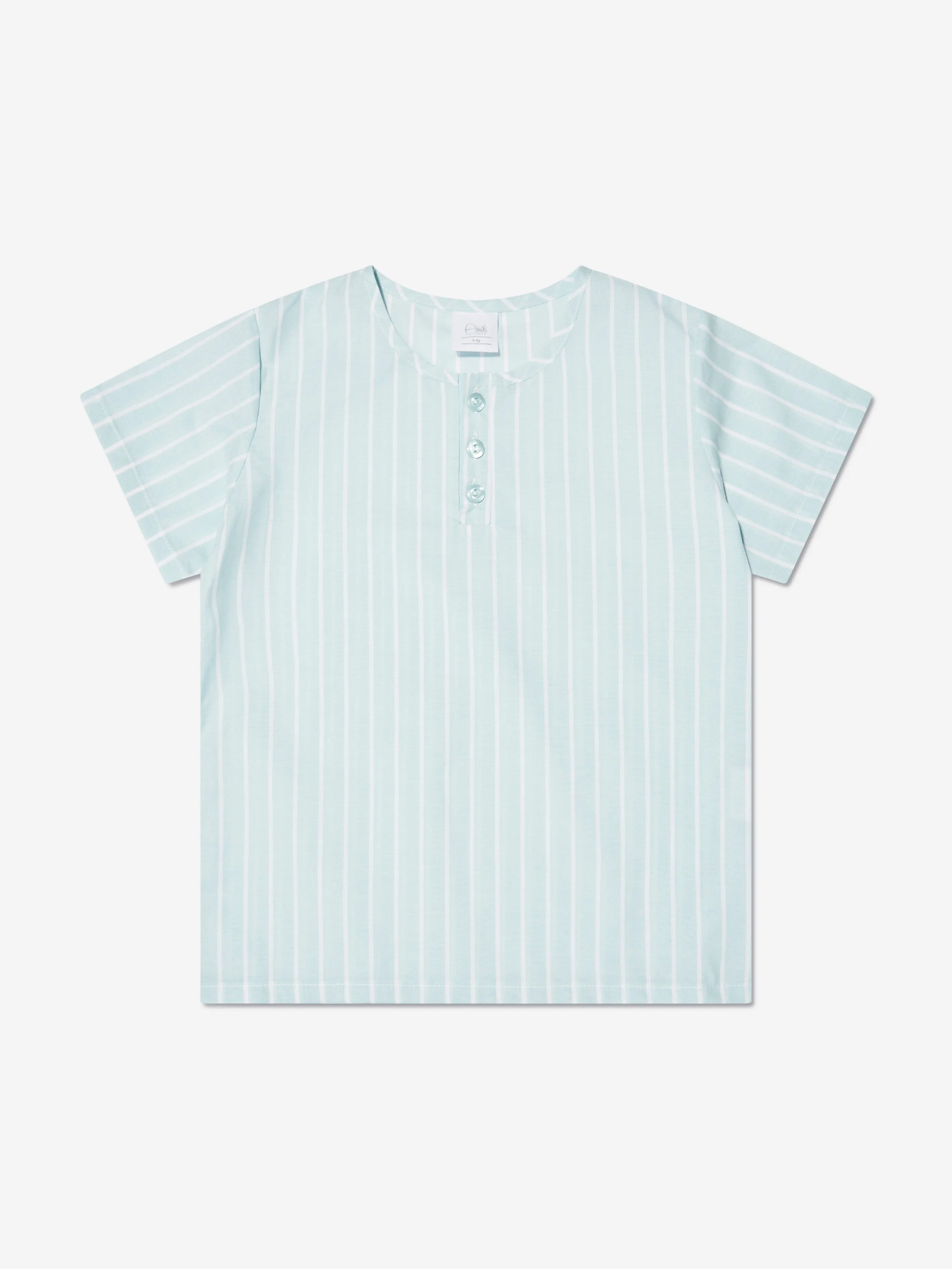 Amiki Children Boys Harry Striped Short Pyjama Set in Blue