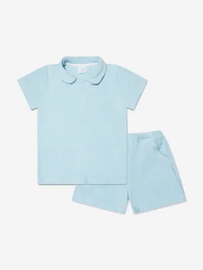 Amiki Children Boys Thomas Short Pyjama Set in Blue