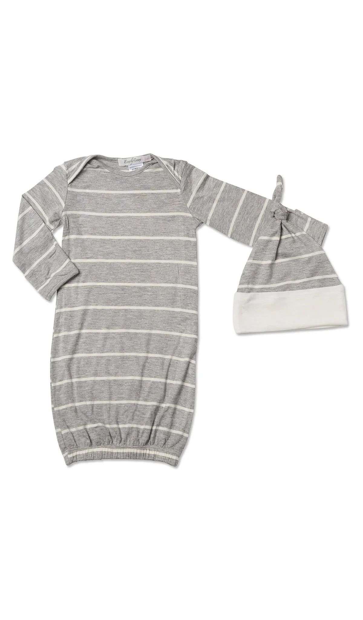 Analise 5-Piece Heather Grey Stripe