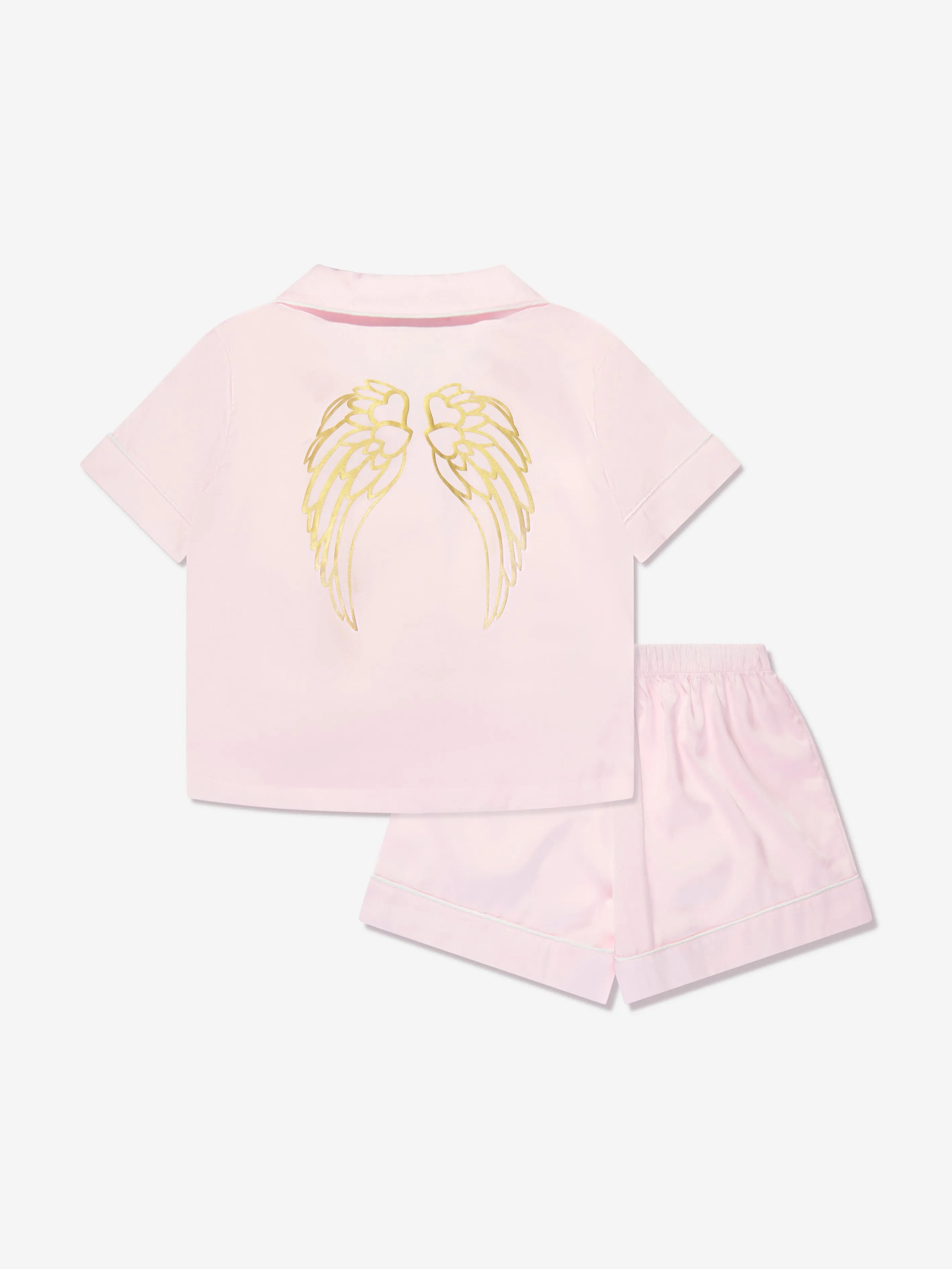 Angels Face Girls Satin Short Pyjamas