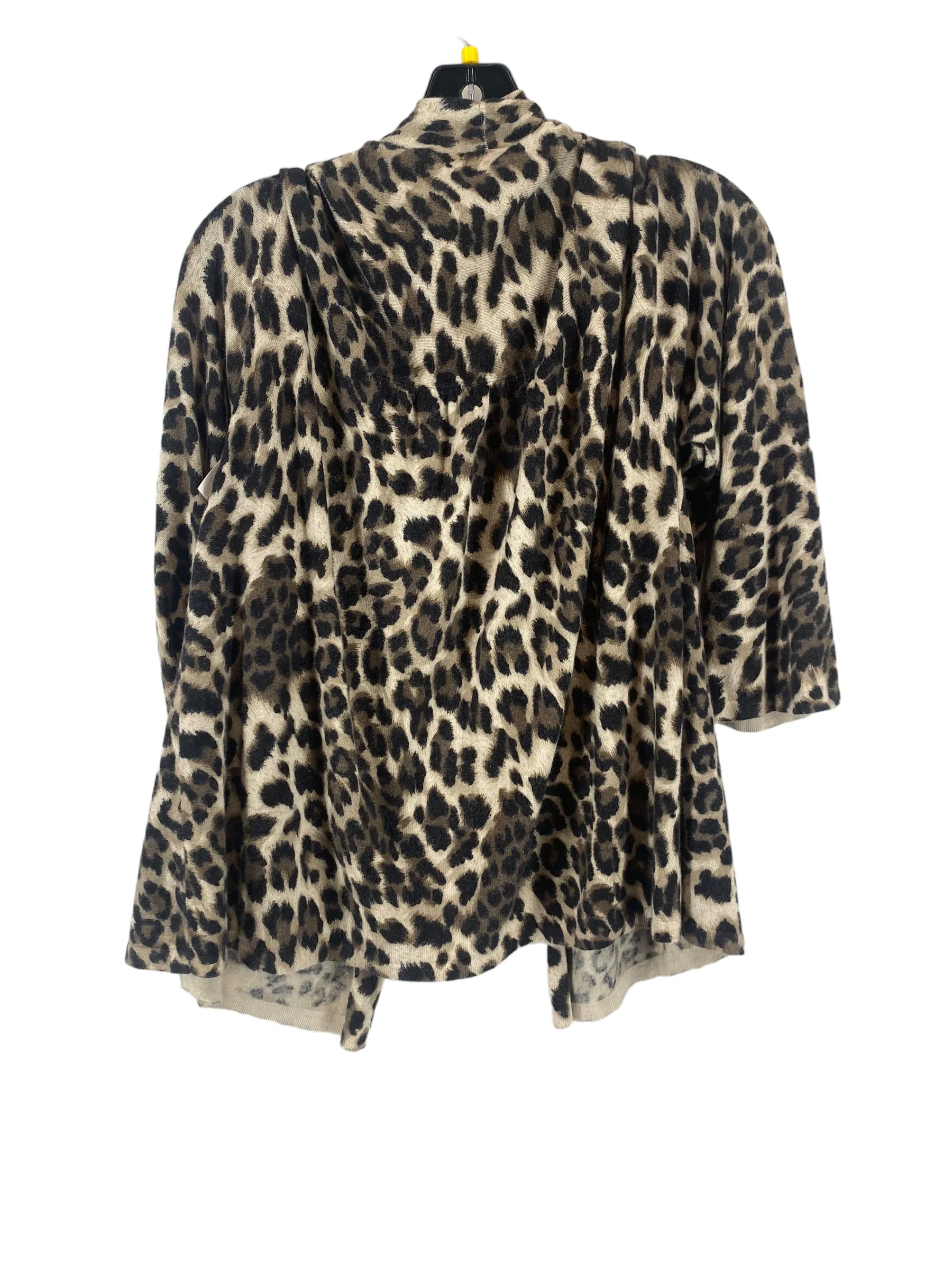 Animal Print Cardigan Chicos, Size 3