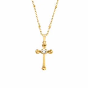 Antonella Cross Necklace