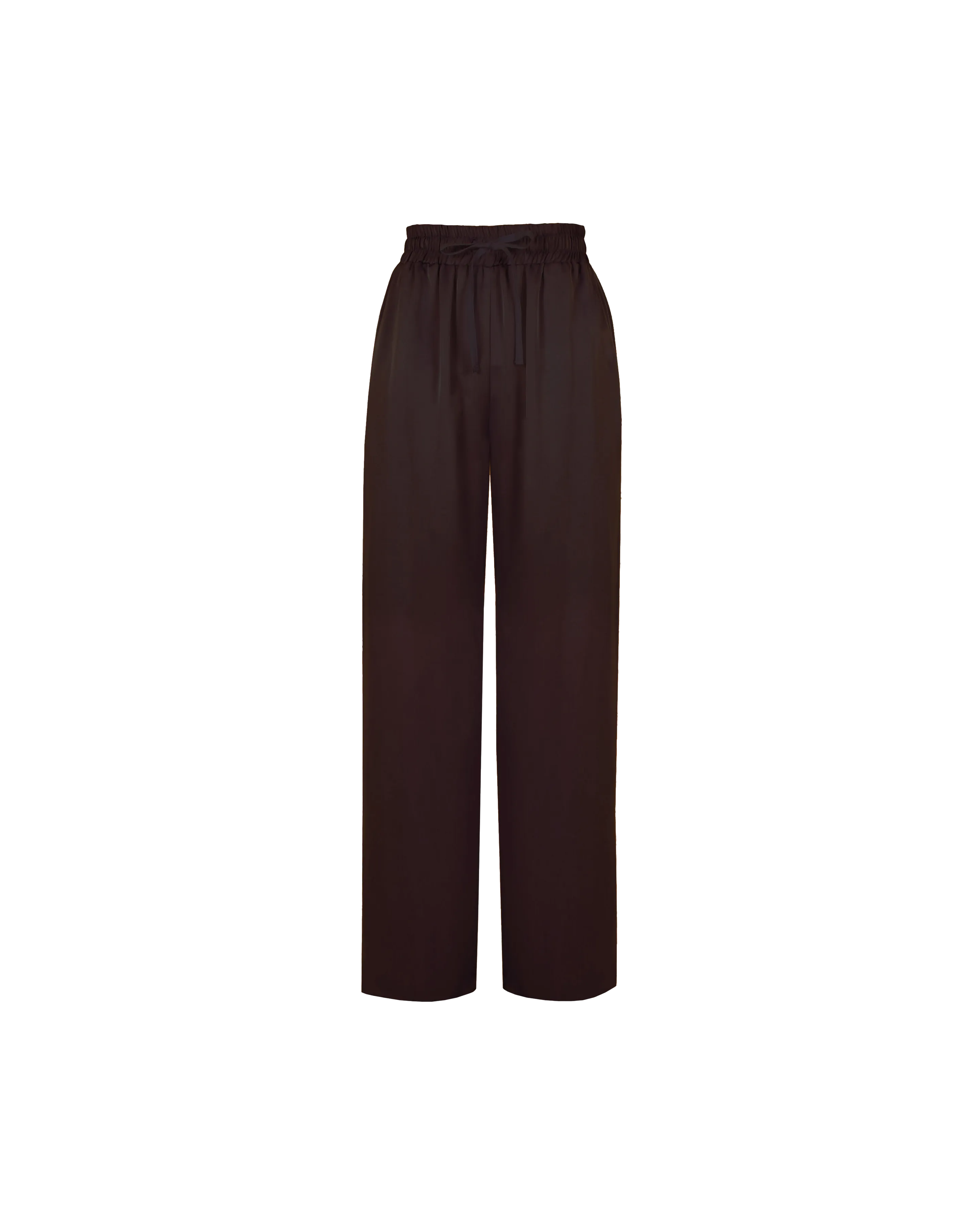 AQUARIUS SATIN PANT ESPRESSO