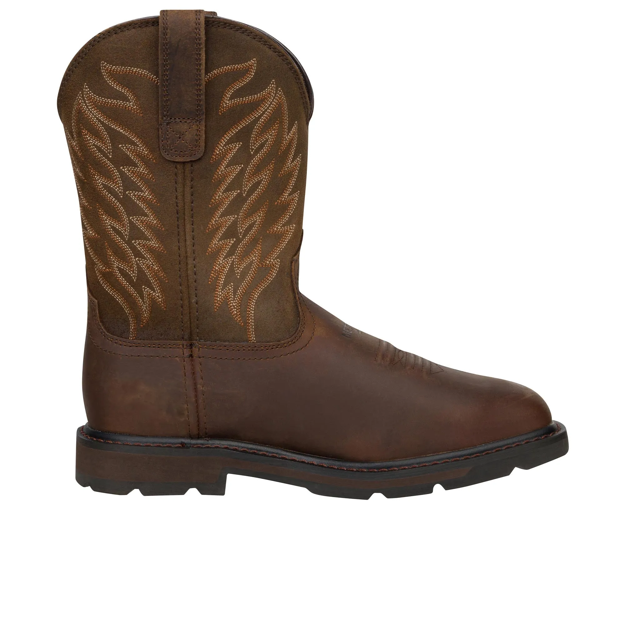 Ariat Groundbreaker Wide Square Toe Steel Toe Brown