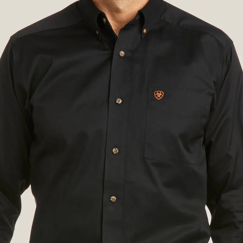 Ariat Solid Twill Fitted Shirt Style 10034229