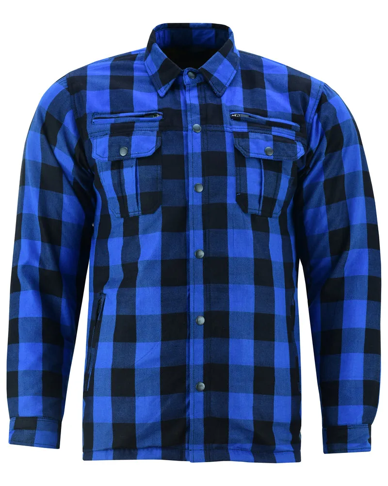 Armored Flannel Shirt - Blue