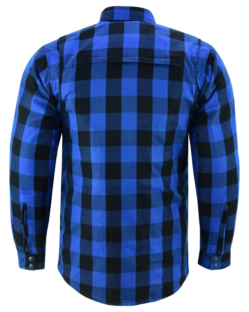 Armored Flannel Shirt - Blue