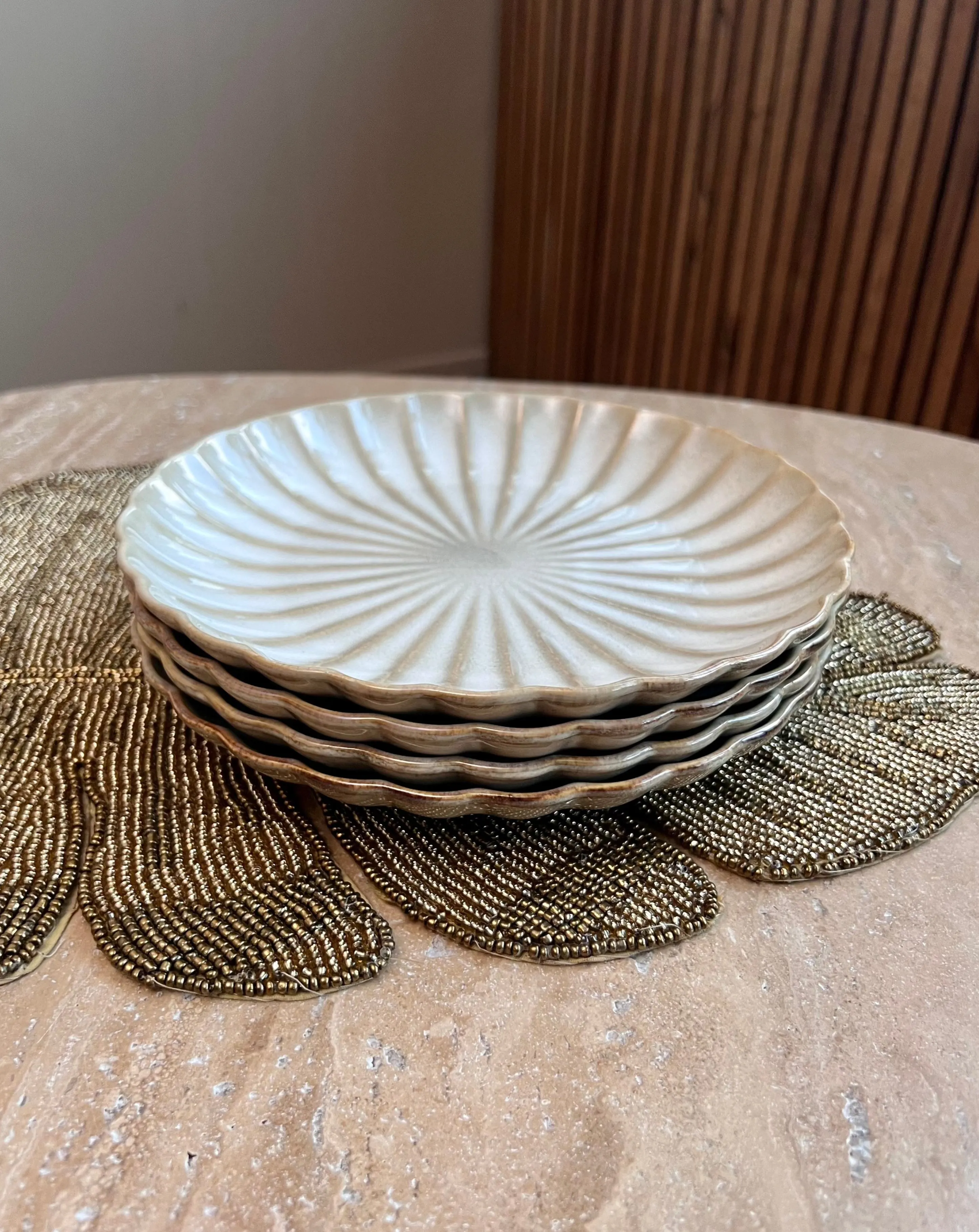 Astera Breakfast Plate Pearl