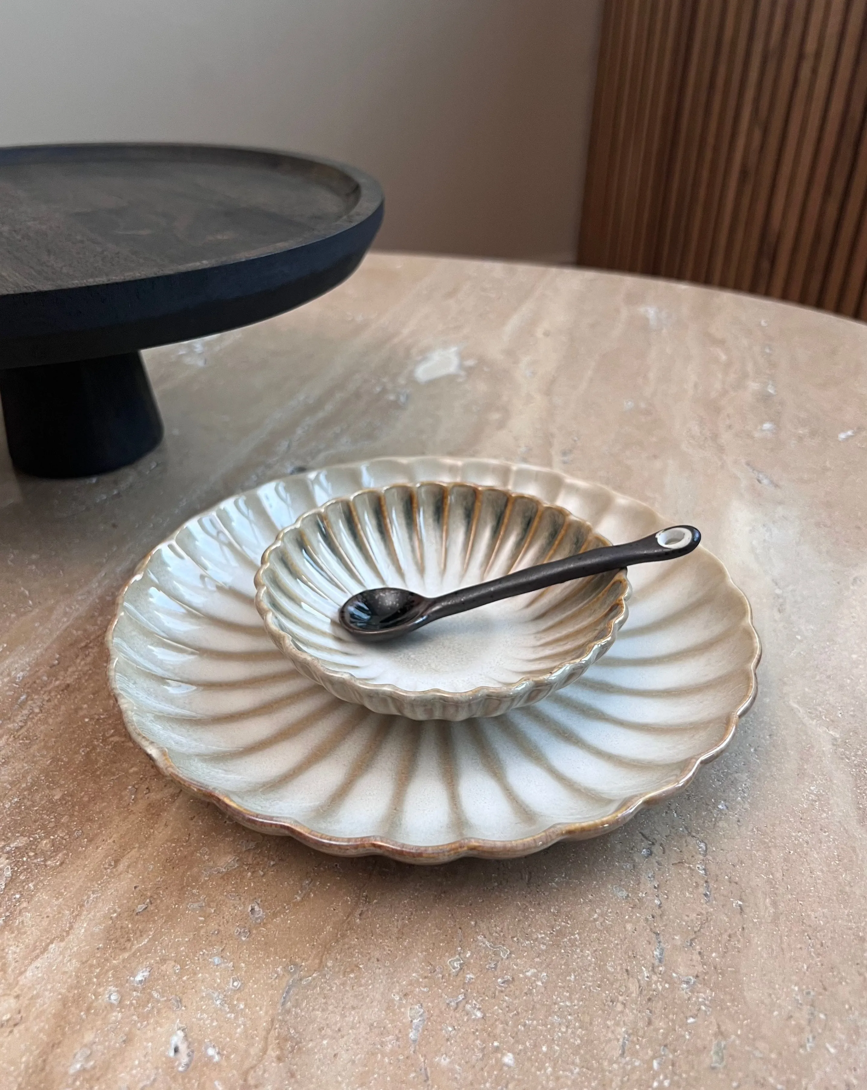 Astera Breakfast Plate Pearl