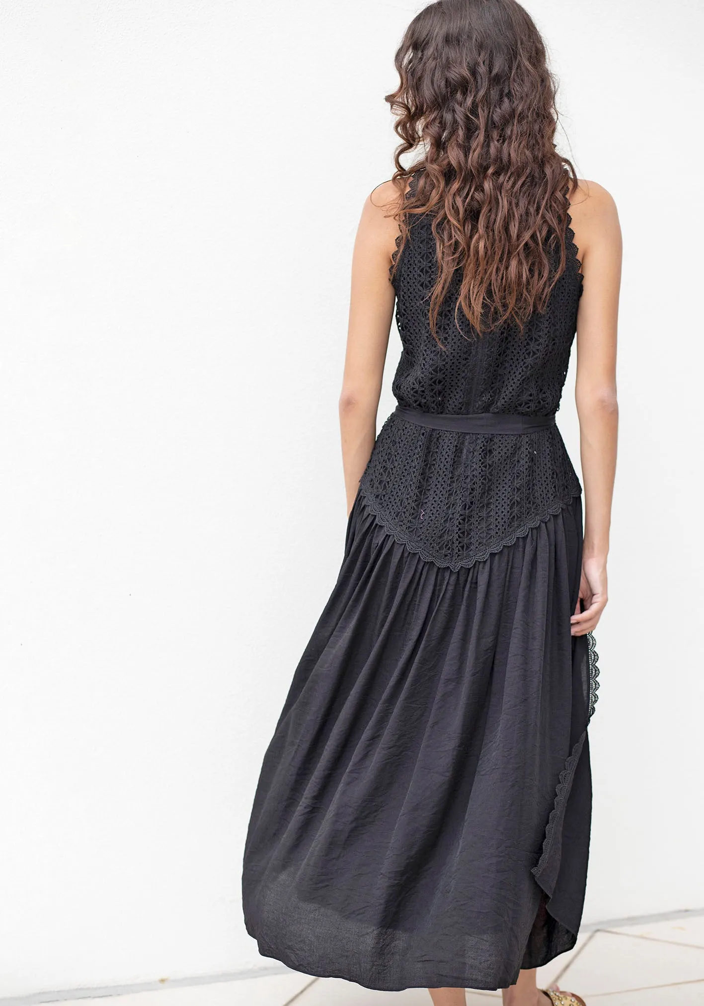 Augustine Lace Bodice Maxi Dress