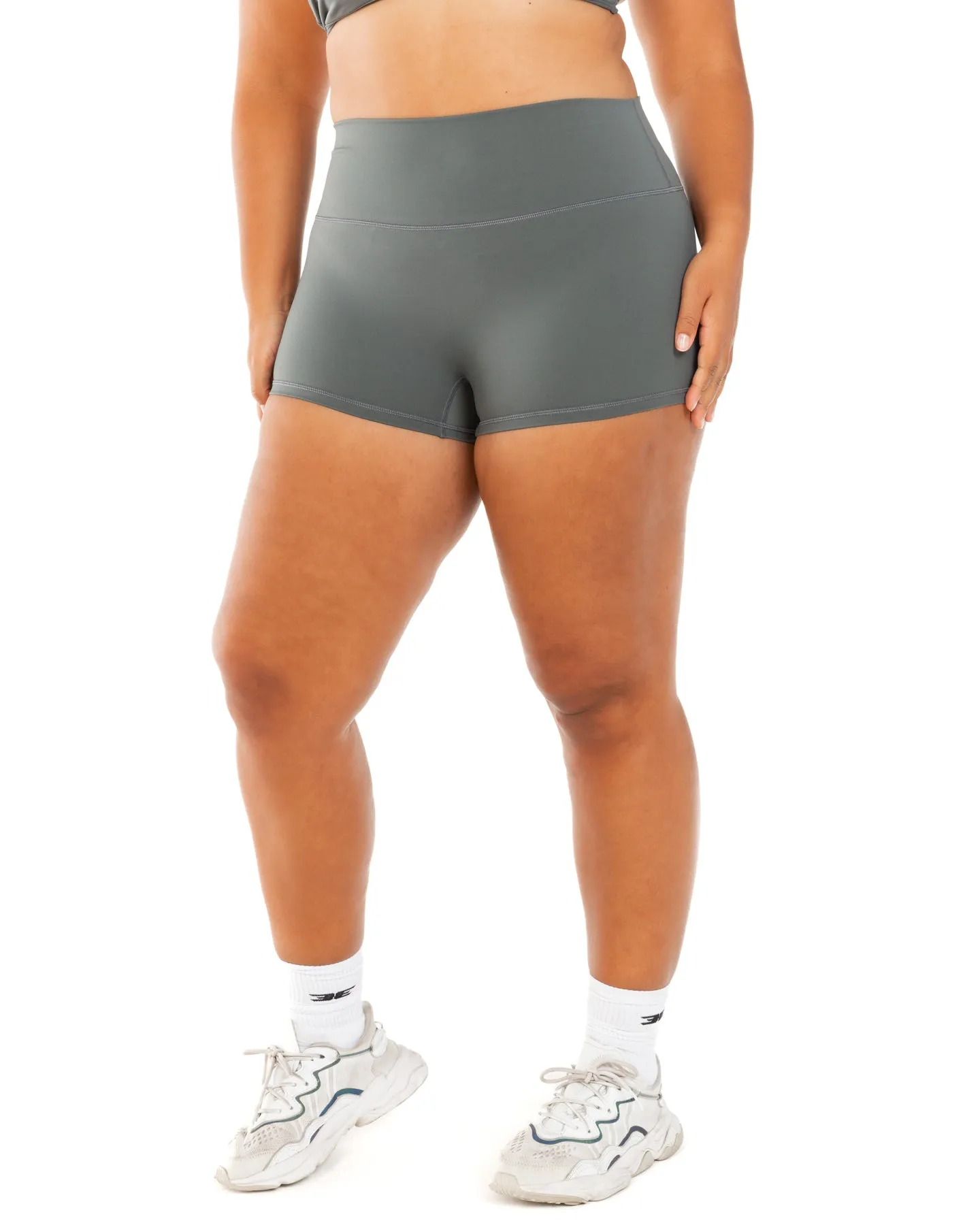 Aura SF Micro Shorts - Cloud Grey