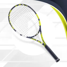 Babolat Boost Aero Strung Tennis Racquet, Grey/Yellow/White