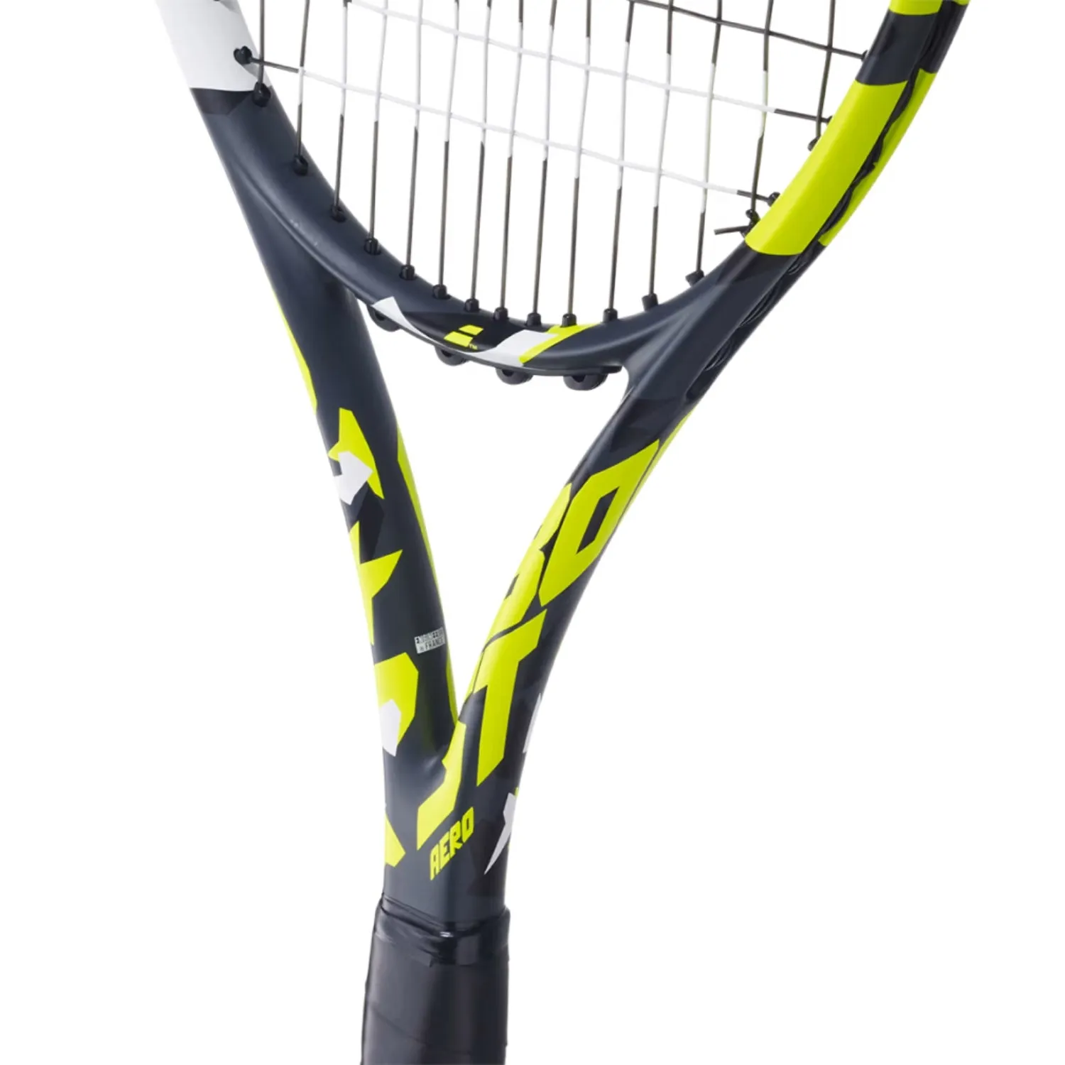 Babolat Boost Aero Strung Tennis Racquet, Grey/Yellow/White