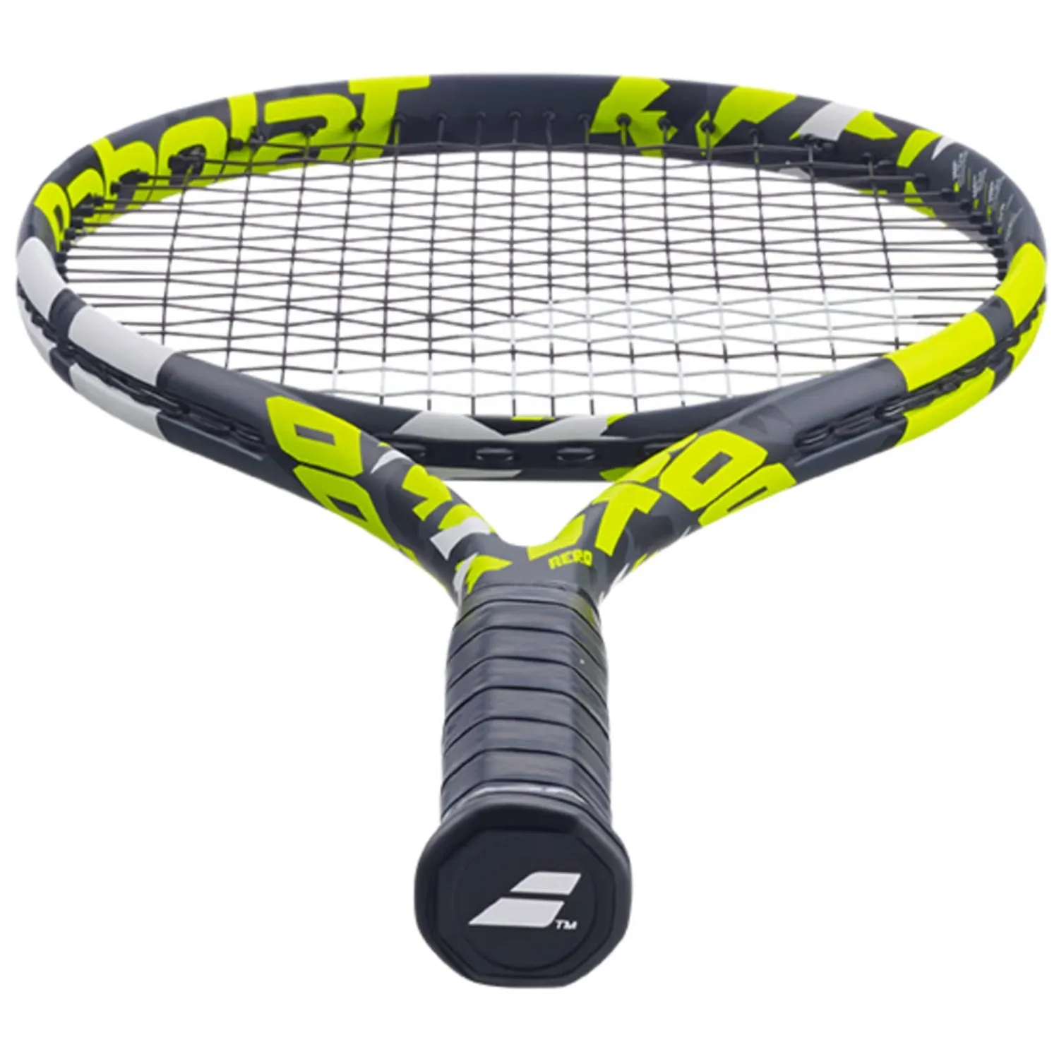 Babolat Boost Aero Strung Tennis Racquet, Grey/Yellow/White