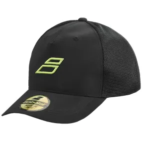 Babolat Junior Curve Aero Trucket Hat - Black/Yellow