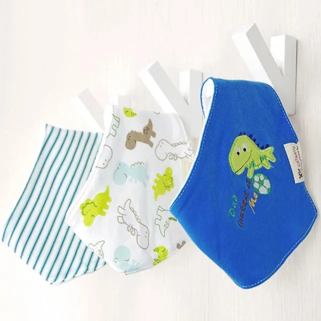 Baby Drool Bandana Bibs Unisex 3 Pack