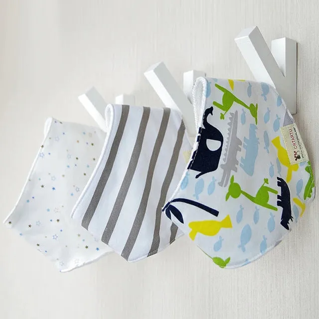 Baby Drool Bandana Bibs Unisex 3 Pack