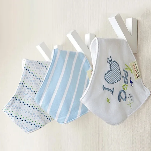 Baby Drool Bandana Bibs Unisex 3 Pack