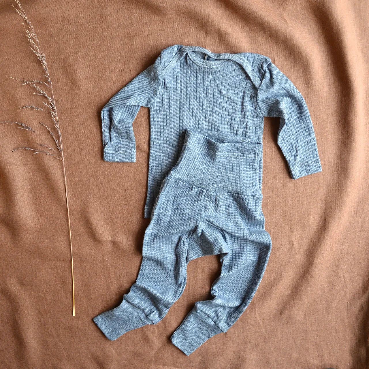 Baby Pants - Organic Cotton/Merino/Silk (0-3y)