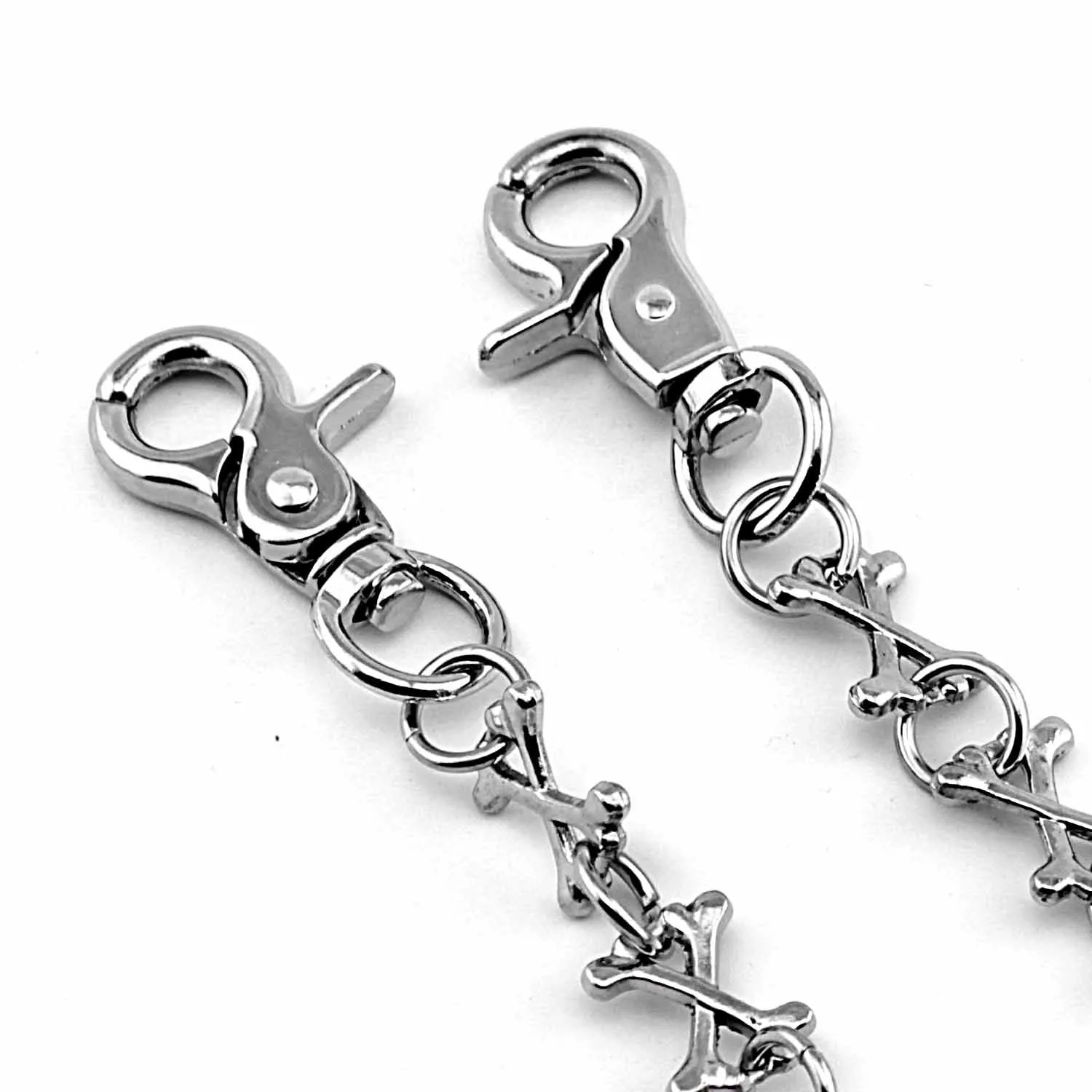 Badass Silver Cross Bones Punk Pants Chain Wallet Chain Biker Wallet Chain For Men