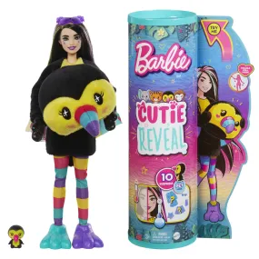 Barbie Cutie Reveal Chelsea Doll And Accessories, Jungle Series, Toucan-themed Small Doll Set