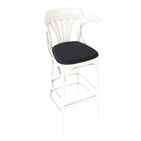 Barstool 135 - Seat Upholstered - Beech Pigment Frame