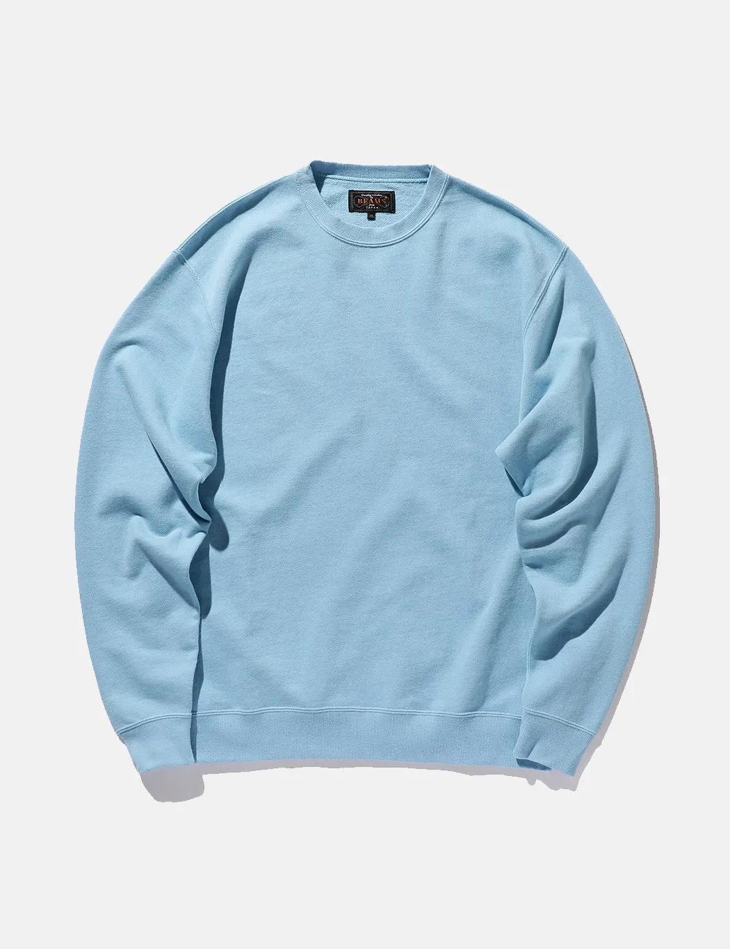 Beams Plus Crew Sweatshirt - Sax Blue