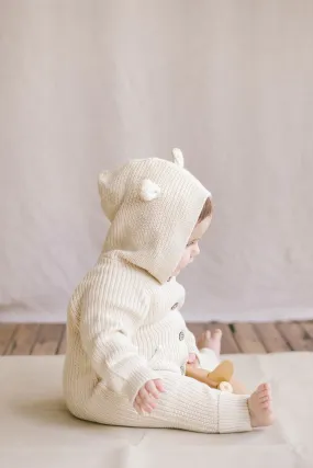 Bear Knit Onepiece - Soft Clay