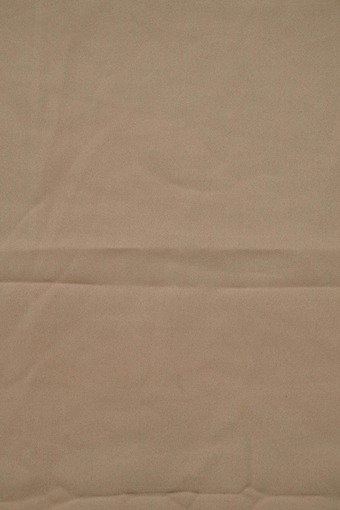 Beige Dyed Crepe Fabric